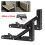 4Pcs Campervan Folding Bracket Table Shelf Motorhome Caravan Black Finish Stainless Steel  Folding Bracket 2
