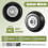 40 x 18mm Luggage Suitcase Wheels Replacement Repair kit 2 Pair 6