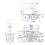 2X Arcade Joystick Controller Joystick Joystick with Circuit Board 5P Pin Without Light Joystick Game Console Handle D 5