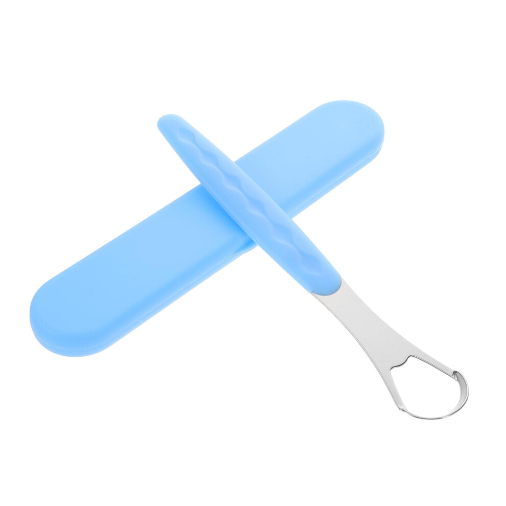Stainless Steel Tongue Scraper for Quick Coating Removal, TravelFriendly Bad Breath Cleaner