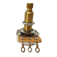 2X Potentiometer Splined Small Pot Electric Guitar Bass Effect Amp Tone Volume 28mm A500K