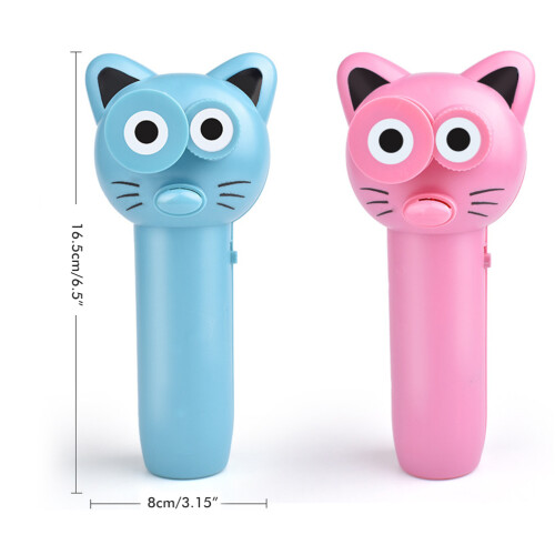 Seilwerfer Propellertoy mit Seil-Controller, Blau/Pink, 16,5x8x8cm 2