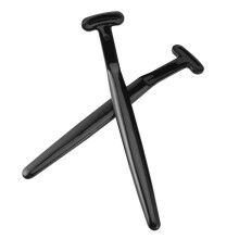 Bamboo Charcoal Tongue Scraper Set Ergonomic Dual Pack for Bad Breath Removal and Taste Clarity