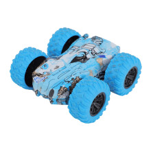 Inertia Double Side Stunt Graffiti Car Toy Pull Back Car 180 Rotation Stunt Car Kid Christmas Gift Birthday Party