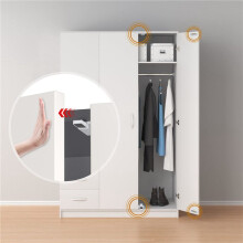 Doppelte Push-To-Open-Schnäpper für Schranktüren, Robust, 4 Stück, Magnetisch, Push-To-Open-Türriegel, Touch-Verschlüsse für Küchentüren