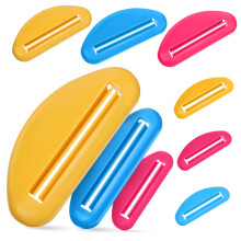 Toothpaste Tube Squeezer Tool 18pcs Reduce Tube Waste Multipurpose for Kitchen and Bathroom