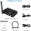 2X  Adapter for Stereo Receiver -  5.3 Receiver, Wireless Audio Adapter for Home Stereo System 3