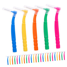 30pcs Interdental Brushes for Braces and Narrow Gaps Deep Teeth Cleaning Durable Travel Set