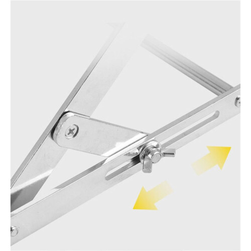 2X Foldable Stainless Steel Stand Adjustable Cutting Machine Material Support Frame for Cutting Stand Workbench Lift,A 1