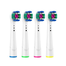 Electric Toothbrush Replacement Heads Extra Soft for Sensitive Gums, Oral B Compatible, Pack of 4