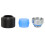 Premium Brass Tube Compression Fitting, G1/4, Black 14