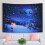 Christmas Tapestry Polyester Fiber Wall Decor 200x150cm Santa Pattern 10