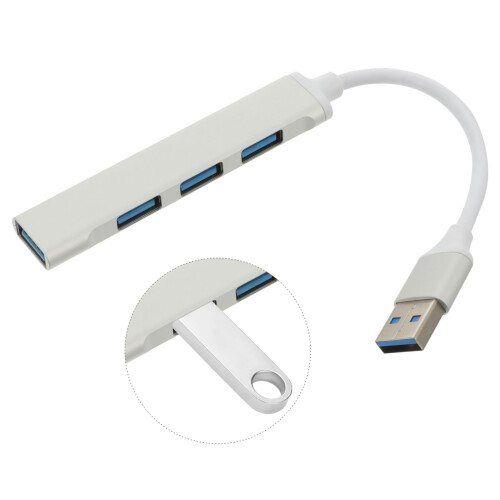 USB 3.0 Hub 4Port Expander with Speed Data Transfer and MultiDevice Compatibility 1