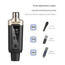 2X Wireless Microphone System UHF Wireless XLR Transmitter and Receiver for Dynamic Microphone, Audio Mixer, PA System