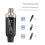 2X Wireless Microphone System UHF Wireless XLR Transmitter and Receiver for Dynamic Microphone, Audio Mixer, PA System 4