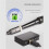 2X Wireless Microphone System UHF Wireless XLR Transmitter and Receiver for Dynamic Microphone, Audio Mixer, PA System 10