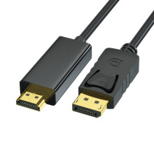 5.9ft DisplayPort to HDMI Cable Adapter 4K30Hz GoldPlated Connectors MultiDisplay Support for Laptop to Monitor
