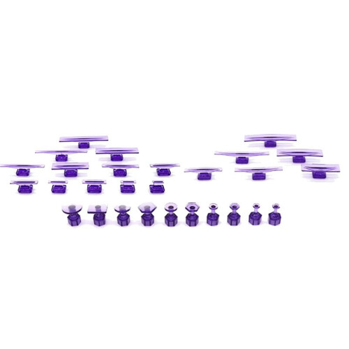 56Pc Glue Tabs Dent Lifter Tools Adjustable Handle Puller Paintless Dent Pit for Car Body Auto Paintless Dent Repair Kit
