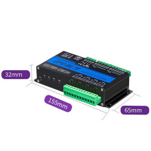 2X GP4-WLTE 4G Global GSM SMS APP Controller RS485 WEB Control 4 CH 4-20Ma Analog Inputs 10A Relay Outputs,EU Plug