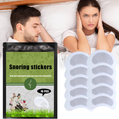 10 Pcs Anti Snore Patches | Ventilation Sleep Aid Strips 1
