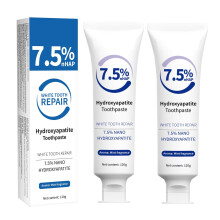 Hydroxyapatite Toothpaste for Sensitive Teeth, Enamel Protection, Gentle Mint, Daily Tooth Strengthening (2pc)