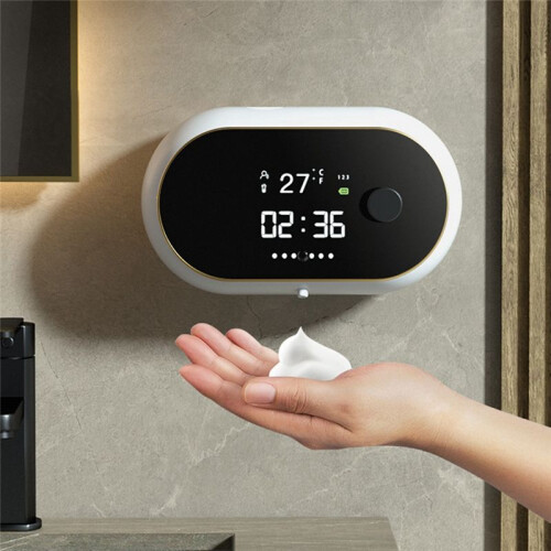 Touchless Wall-Mounted Automatic Soap Dispenser USB Liquid Foam Machine Infrared Sensor Electric Hands Free Hand 2 1