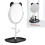 Cosmetic Cat Ears Adjustable Vanity Mirror with Storage Tray Black 5
