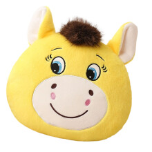 Unique Horse Print Cushion Smiling And Crying Horse Toy New-C
