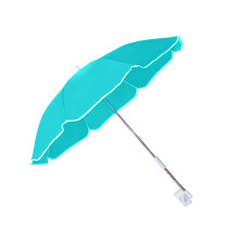 Outdoor Children Beach Chair With Umbrella-mint green