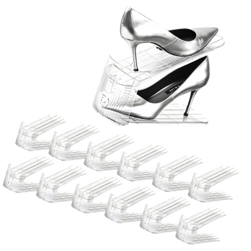 12 moderne Schuhpräsentationsleisten aus-Transparente Farbe