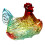 Candy Jar with Lid Hen on Nest Candy Dish,Cookie-Glazed Color 1