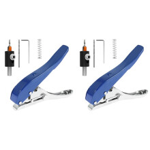 2X Manual Band Puncher Plier 8mm Hole Card Punching Tool for Plastic Sheet Photo Paper PVC ABS Opener