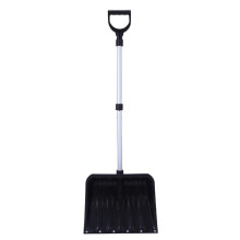 Lightweight Removable Snow Pusher With Metal Protective Edge-a