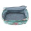 Green Pattern Knitting Bag - Lightweight DIY Organizer, 600D Oxford 8