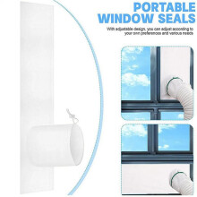 2X Air Conditioner Window Seal Kit Portable Air Conditioner Tilting Sloping Cover Window Air Conditioner Outlet Cloth