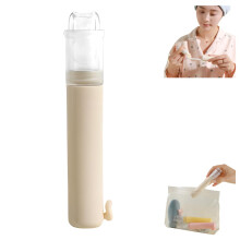 Portable Toothbrush Set with Cover, Mini Folding Travel Toothbrush, White Replacement Head