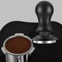 58-Mm-Kaffeestampfer, Einstellbare Tiefe mit Skala, Espressofedern, Kalibrierter Tamping-Kaffeeverteiler