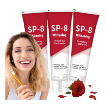 Teeth Whitening Toothpaste Fluoride Probiotic Formula for Gum Care and Fresh Breath 3pcs