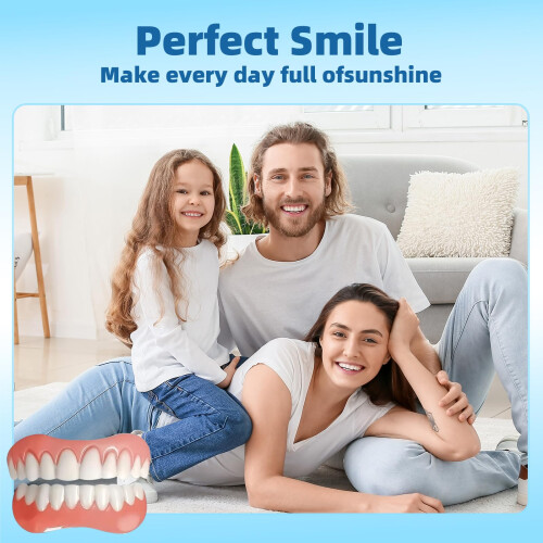 Temporary Veneers for Missing Teeth, Tooth Replacement Kit with Instant Smile Restoration and Custom Fit 2