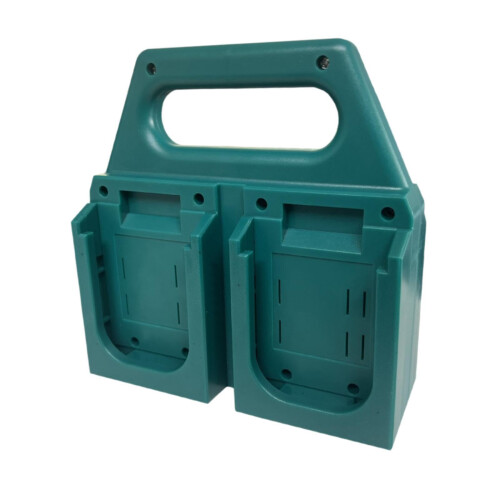 18V Battery Holder Wall Mount Storage Rack for Power Tools, 4 Slots SpaceSaving Organizer