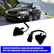 Left Front Windscreen Washer Spray Jet 31349729 for XC60 XC70 S60 S80 V70 2007-2016 Windshield Nozzle Heated