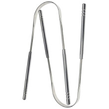 Stainless Steel Tongue Scraper 2 Pack for Adults Fresh Breath Easy Clean Ergonomic Grip