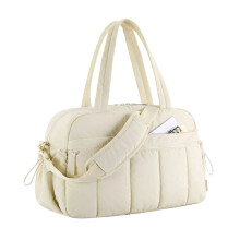 Crossbodytas met grote capaciteit, lichtgewicht-1 gebroken wit
