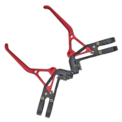 Aluminium Bicycles Brakes Levers Bikes Handle Brake Levers-Red