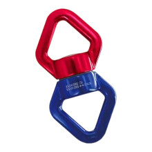 Émerillons d'escalade 30KN, connecteurs pivotants à-rouge bleu