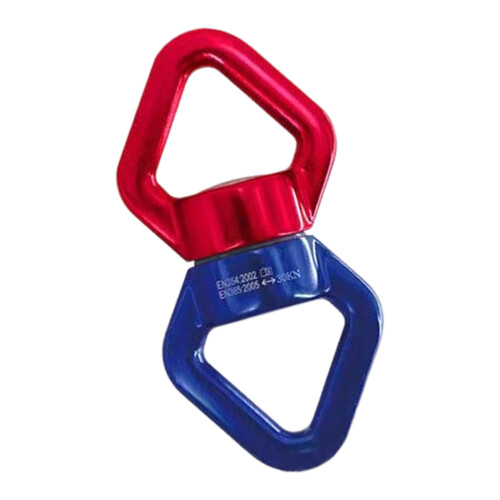 Émerillons d'escalade 30KN, connecteurs pivotants à-rouge bleu