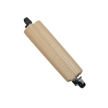 Car Interior Door Pull Handle Trim 7L6867161 for 2003-2010 Side Door Handle Inner PU Leather LHD RHD Beige