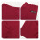 Breathable Workout Athletic Shorts with Pocket Quick-c red XL 4