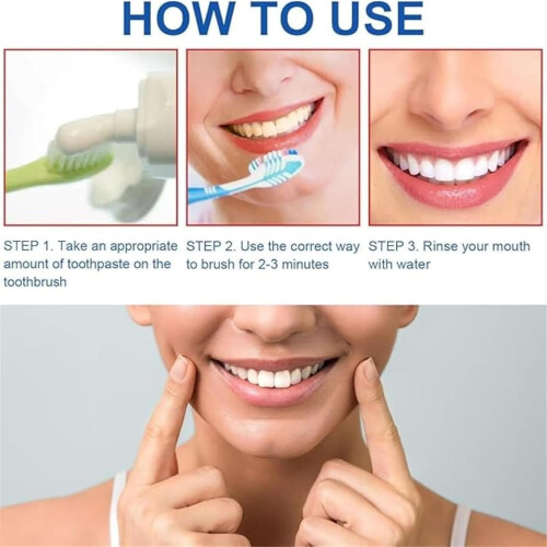 Whitening Toothpaste with Triple Whitening Formula, Niacinamide Enamel Support, Gentle Mint Freshness 1