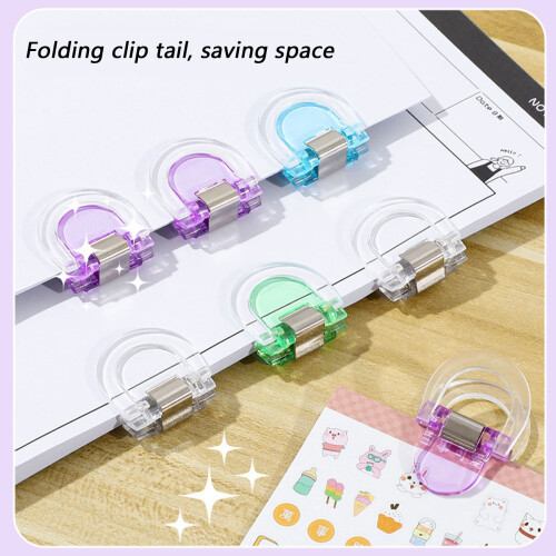 Pack of 24 Decorative Plastic Small Clips Multipurpose Holders 2